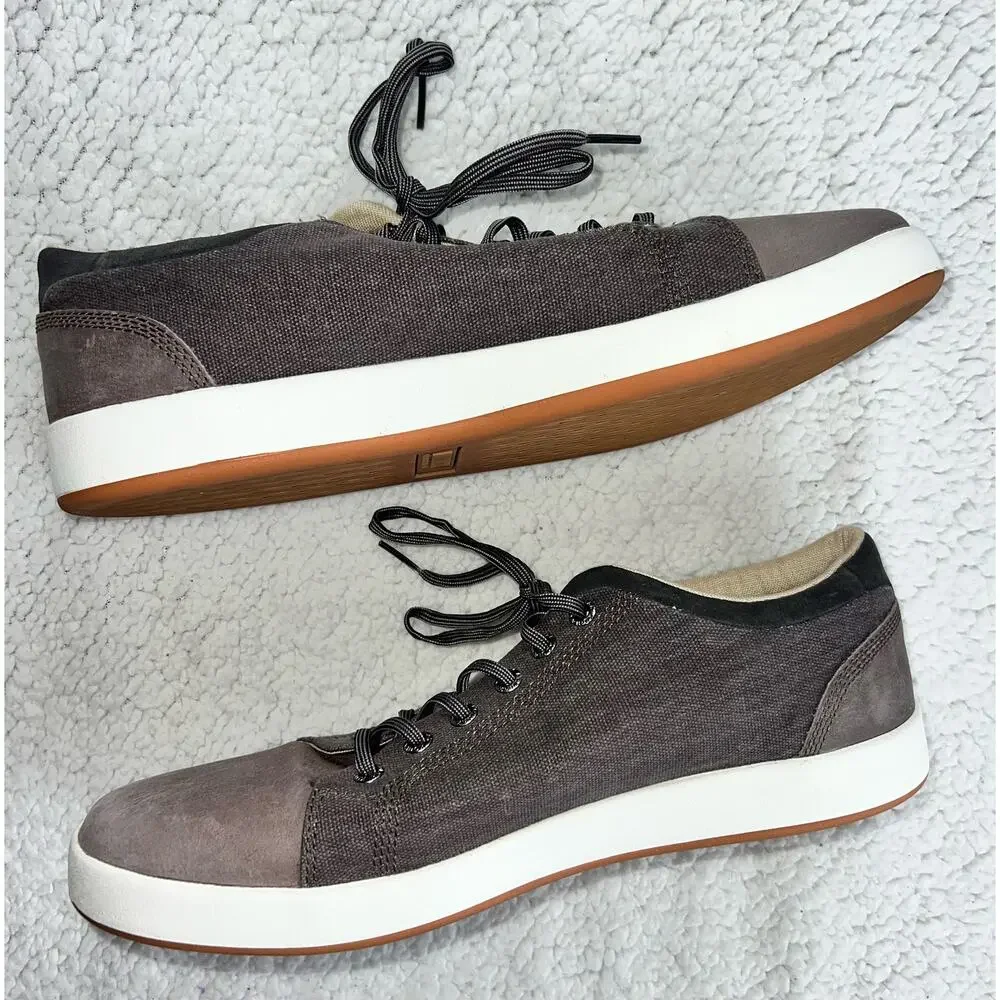 Kodiak Gray Leather Karlen Lace Casual Shoe - size 10 - A-U3